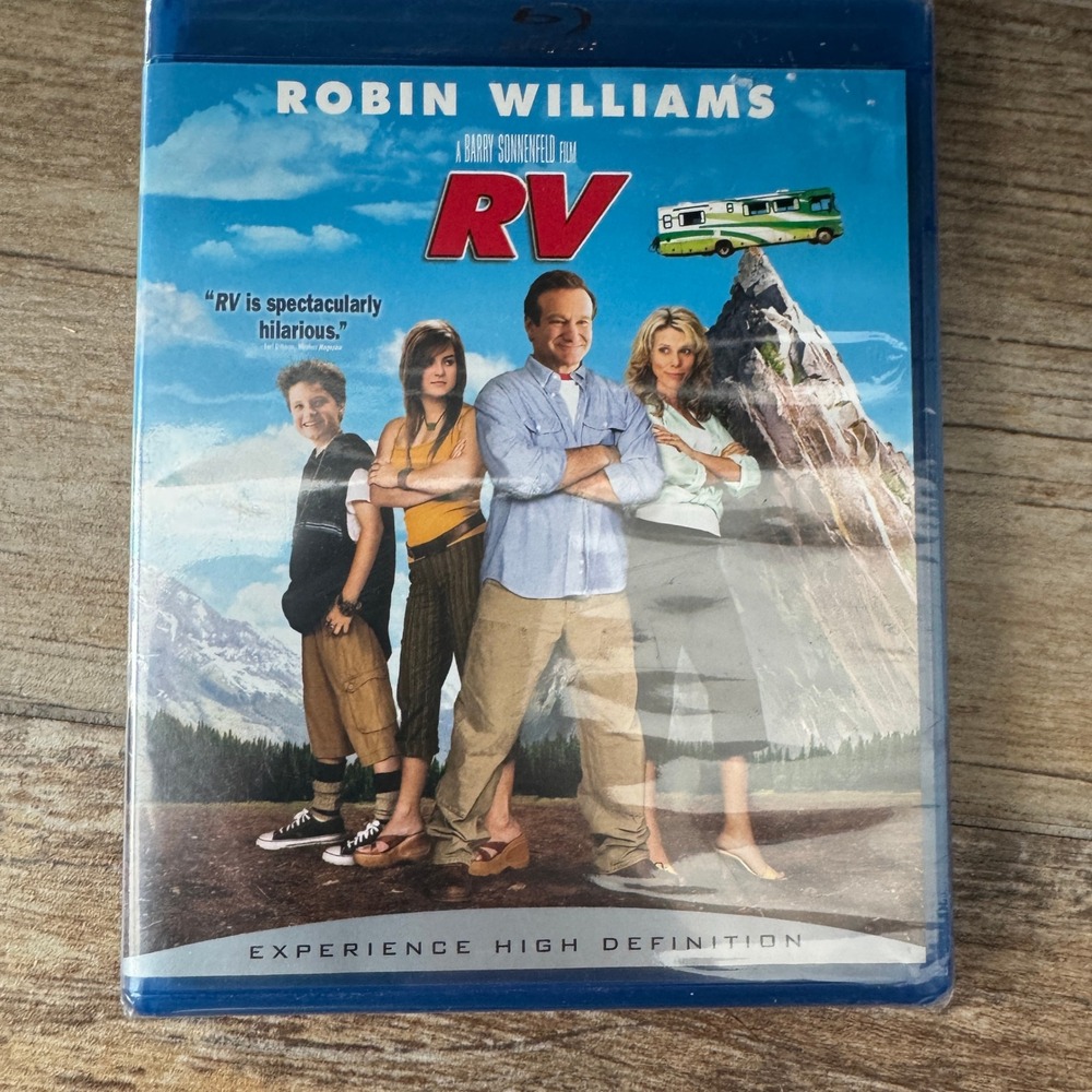 RV Blu-ray Robin Williams Barry Sonnenfeld Comedy Movie 2006 PG 1080p New Sealed
